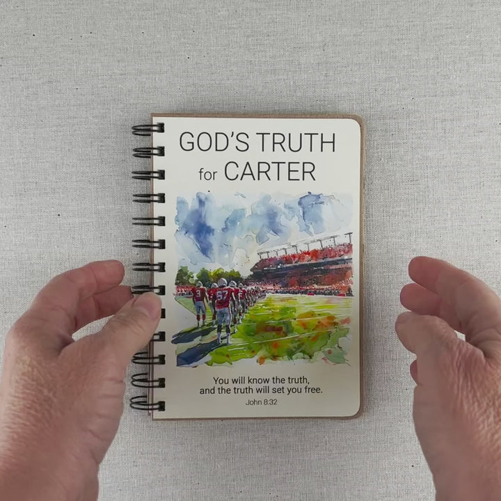 Football Coach Gifts | Personalized Football Book of Truth