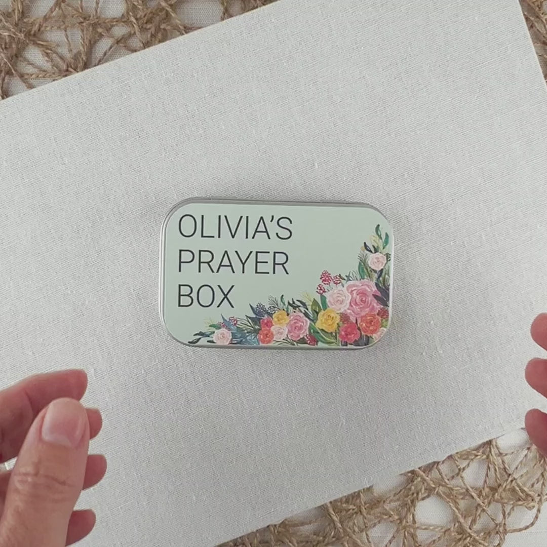 Personalized Prayer Box – Christian Gift for Women and Friends