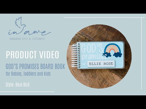 Personalized God’s Promises Book – Bible Verses for Kids to Memorize