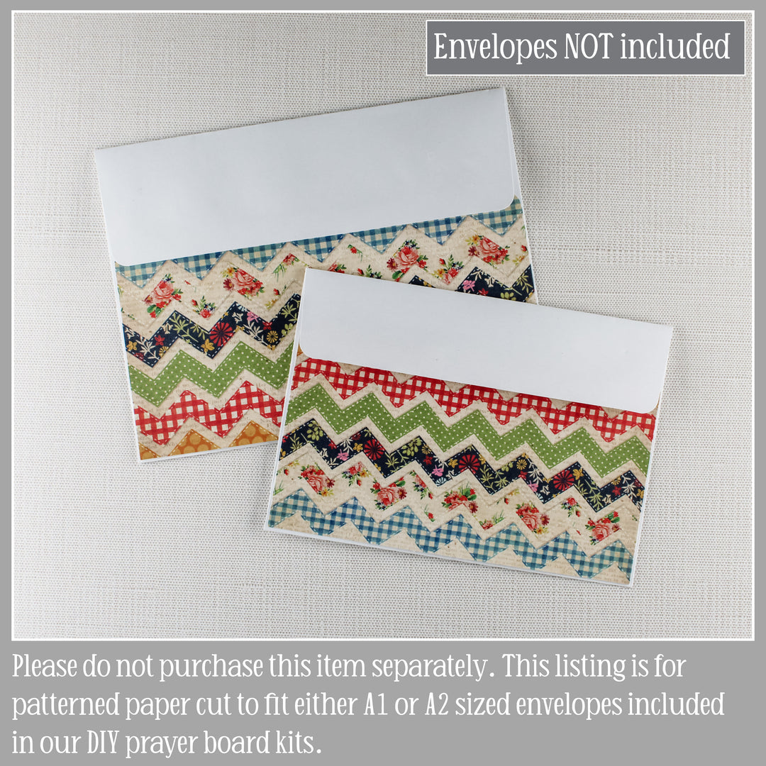 Coordinating Envelope Covers – Add-On for DIY Prayer Board Kits - inAWE Handmade Gifts, Personalized Gifts, Spiritual Gifts 