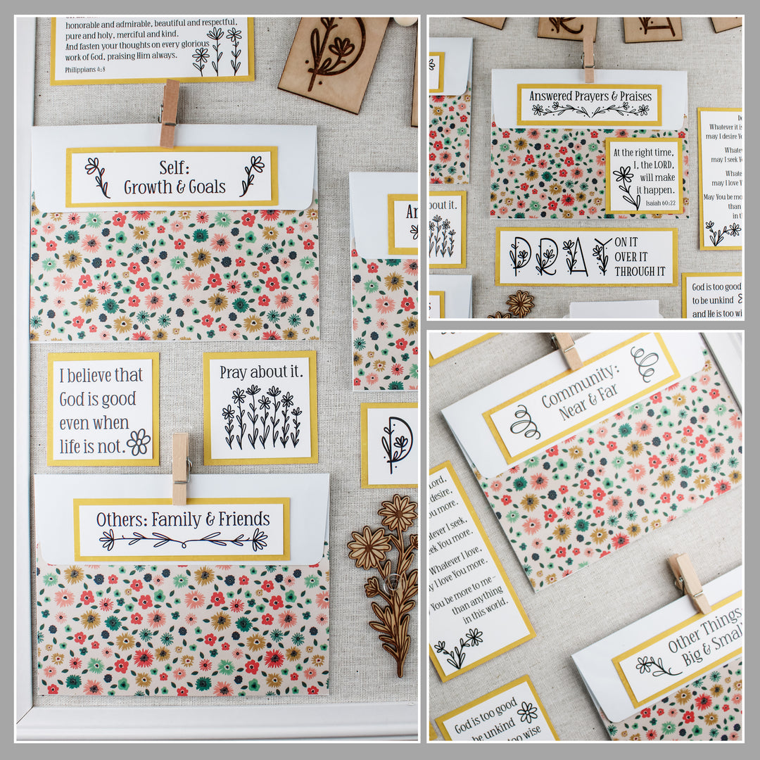 Envelope Covers for Prayer Boards – Add-On for DIY Kits - inAWE Handmade Gifts, Personalized Gifts, Spiritual Gifts 