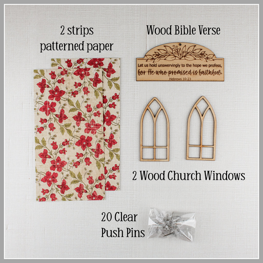 Serenity Prayer Christian Vision Board Kit – Inspirational Religious Wall Art & Gifts for Elderly - inAWE Handmade Gifts, Personalized Gifts, Spiritual Gifts 