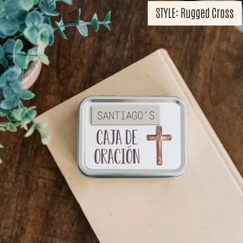 Spanish Prayer Box - inAWE Handmade Gifts, Personalized Gifts, Spiritual Gifts 