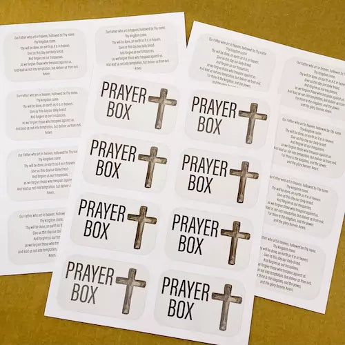pdf printables for sunday school craft ideas about prayer.
