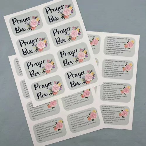 Prayer Board Kit Printable, Daily Prayer Board, Bible Verse Cards,  Christian Scripture, Faith Words 