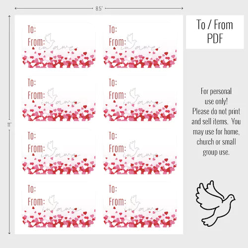 printable pdf with to/from labels for Valentine's Day altoid tin DIY project.