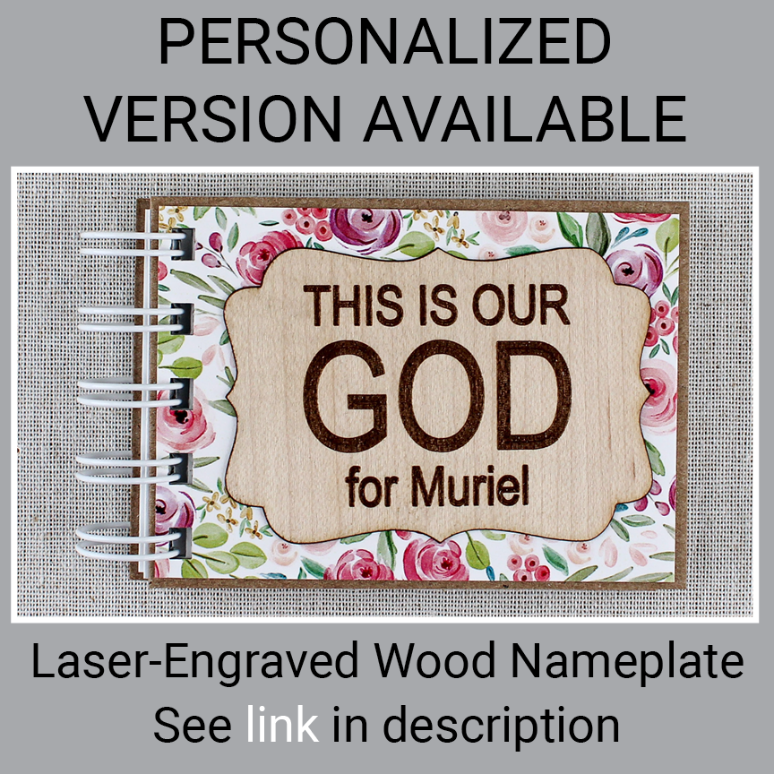 Unique Christian Gifts | 30 Attributes of God Book with Bible Verses | Meaningful Religious Gift