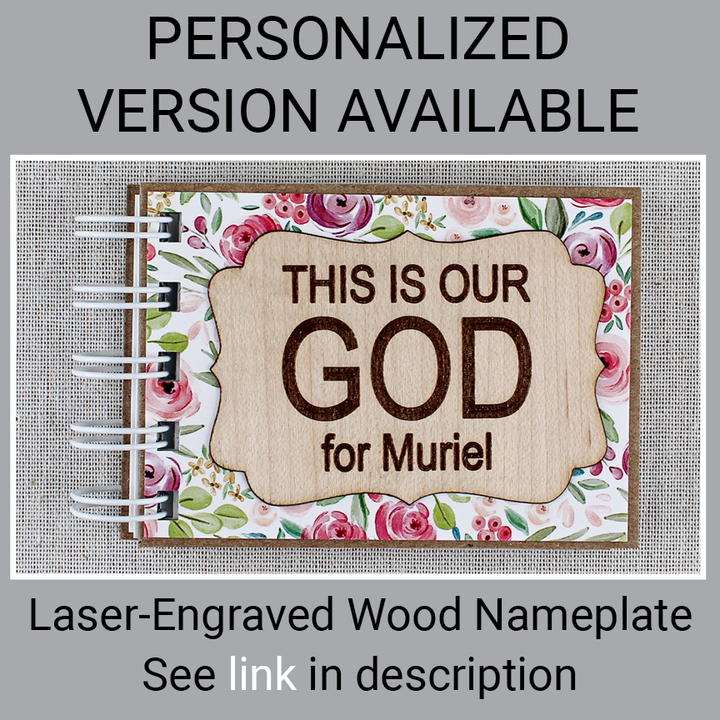 Unique Christian Gifts | 30 Attributes of God Book with Bible Verses | Meaningful Religious Gift
