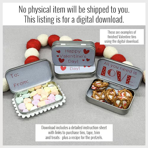 Valentine's Day ideas for kids using altoid tins.
