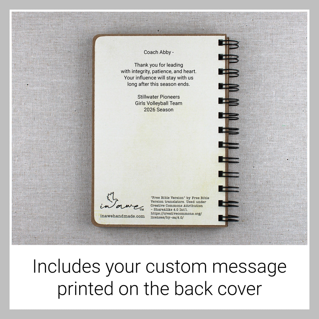 Volleyball Coach Gift Ideas | Personalized Volleyball Book of Truth